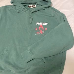 Green Playboy Hoodie